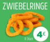 Zwiebelringe (8 Stück)